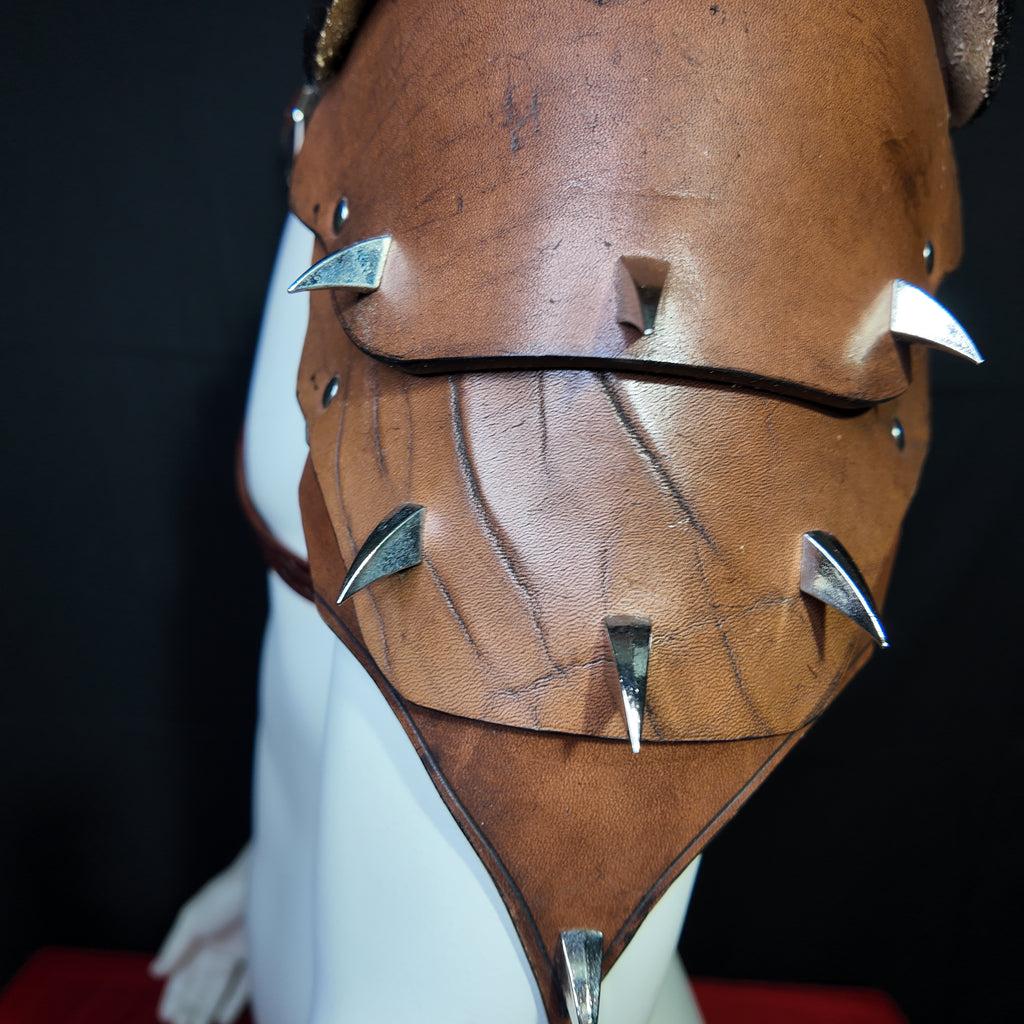 Spalières en cuir – Armure RODEN