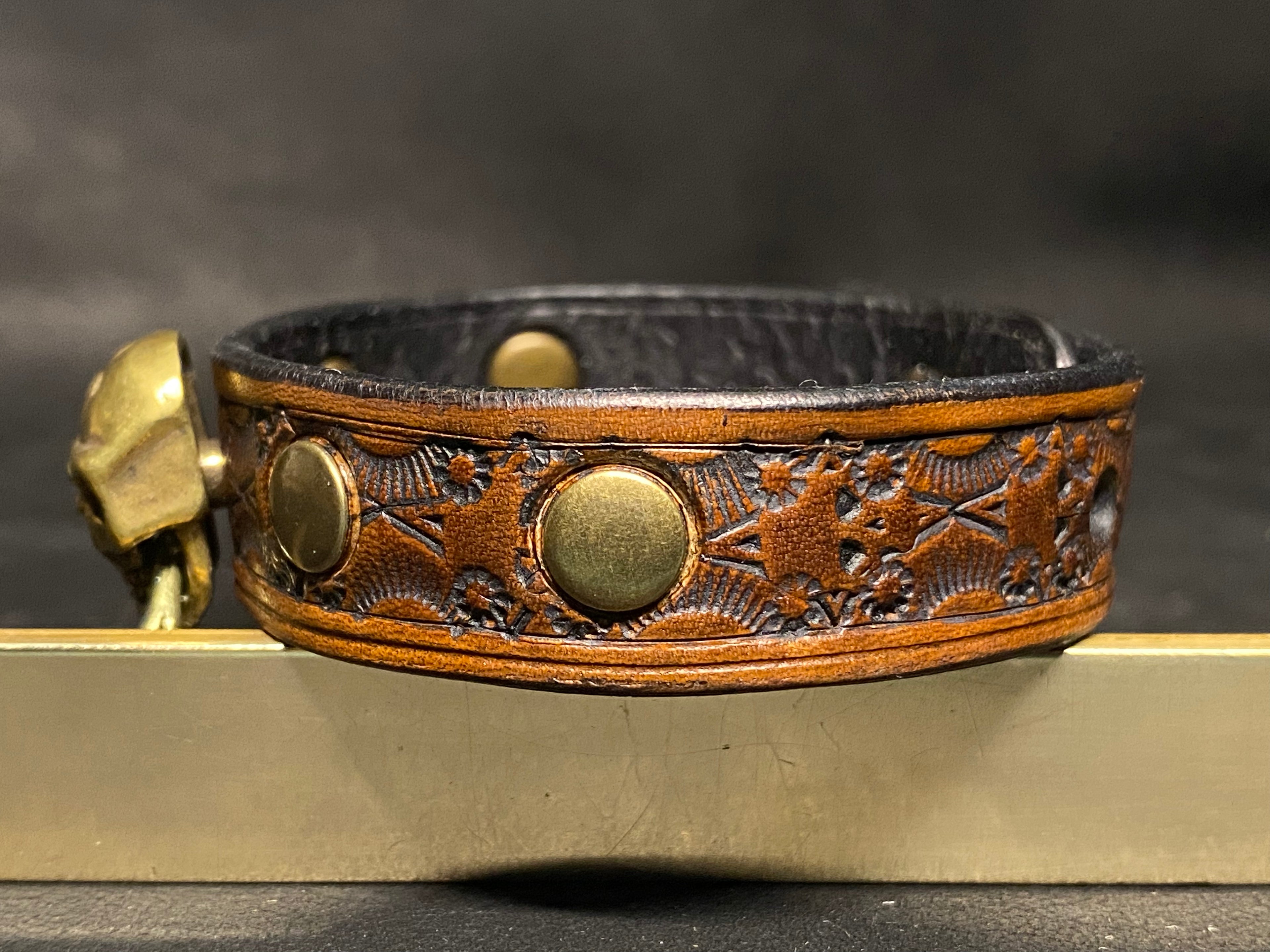 Bracelet en cuir Noyer – Relique Obscure